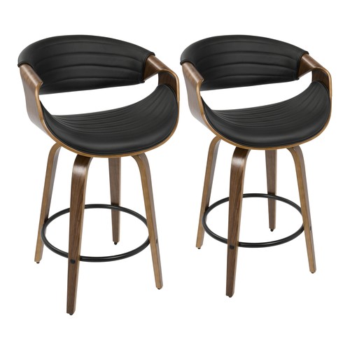 Symphony 26" Fixed-height Counter Stool - Set Of 2
